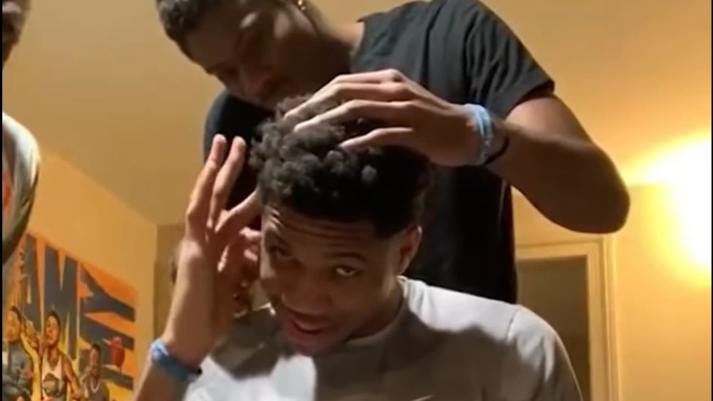 giannis haircut