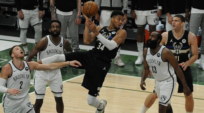 Giannis Bucks display path to a series win over Nets