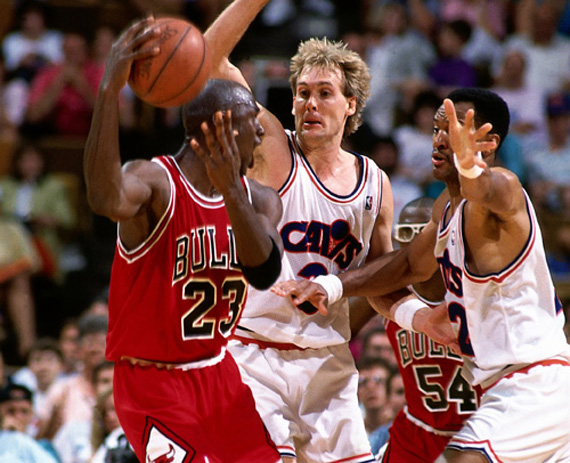 michael jordan against cavs 1
