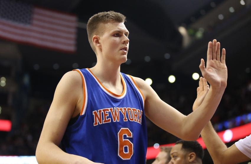 kristaps porzingis nba new york knicks toronto raptors